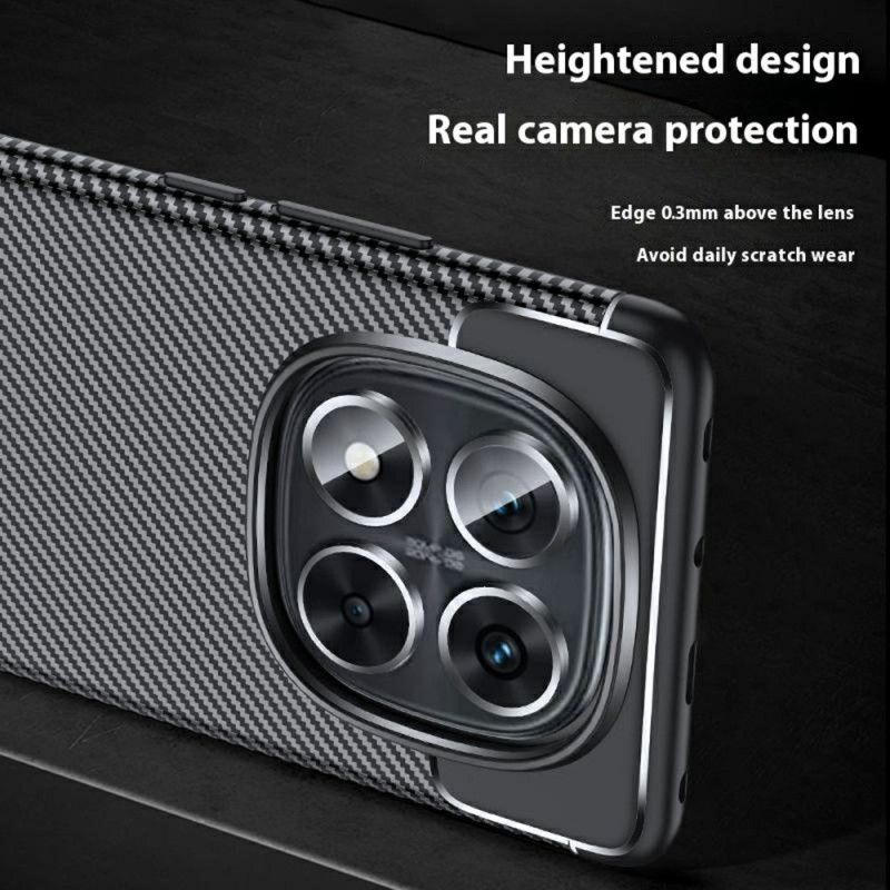 Κάλυμμα Xiaomi Redmi Note 14 Pro 5g Κλασική Ίνα Άνθρακα