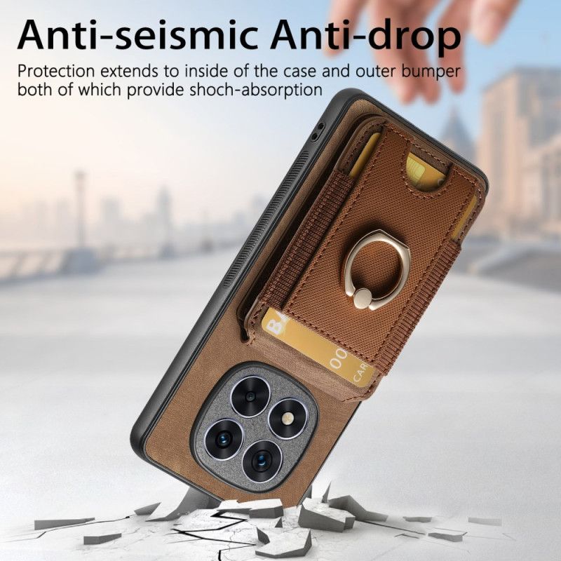 Κάλυμμα Xiaomi Redmi Note 14 Pro 5g Μαγνητική Θήκη Καρτών Με Κάθετο Πτερύγιο