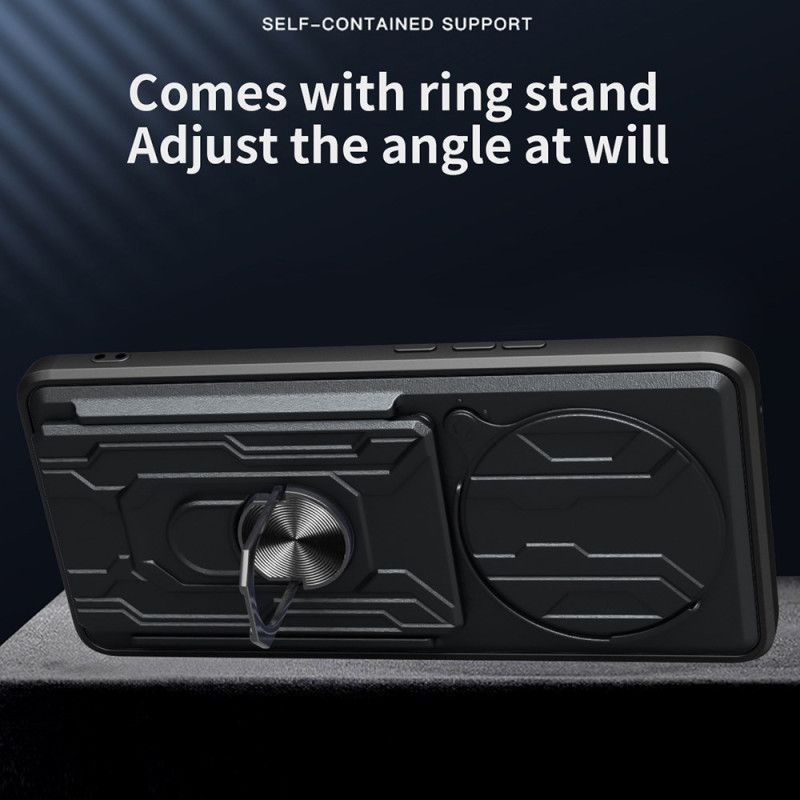 Κάλυμμα Xiaomi Redmi Note 14 Pro 5g Συρόμενο Κάλυμμα Κάμερας Και Βάση