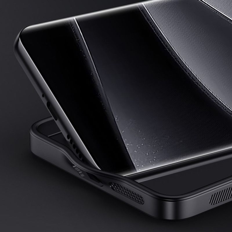 Κάλυμμα Xiaomi Redmi Note 14 Pro 5g Υφασμάτινο Δέρμα Με Υφή Σιλικόνης