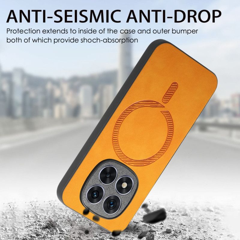 Κάλυμμα Xiaomi Redmi Note 14 Pro Plus 5g Θήκες Κινητών Συμβατή Με Magsafe Δερμάτινο Εφέ