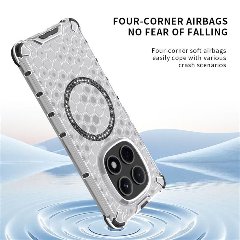 Κάλυμμα Xiaomi Redmi Note 15 5g Σχεδιασμός Magsafe Σε Κυψελοειδή Μορφή Σιλικόνης