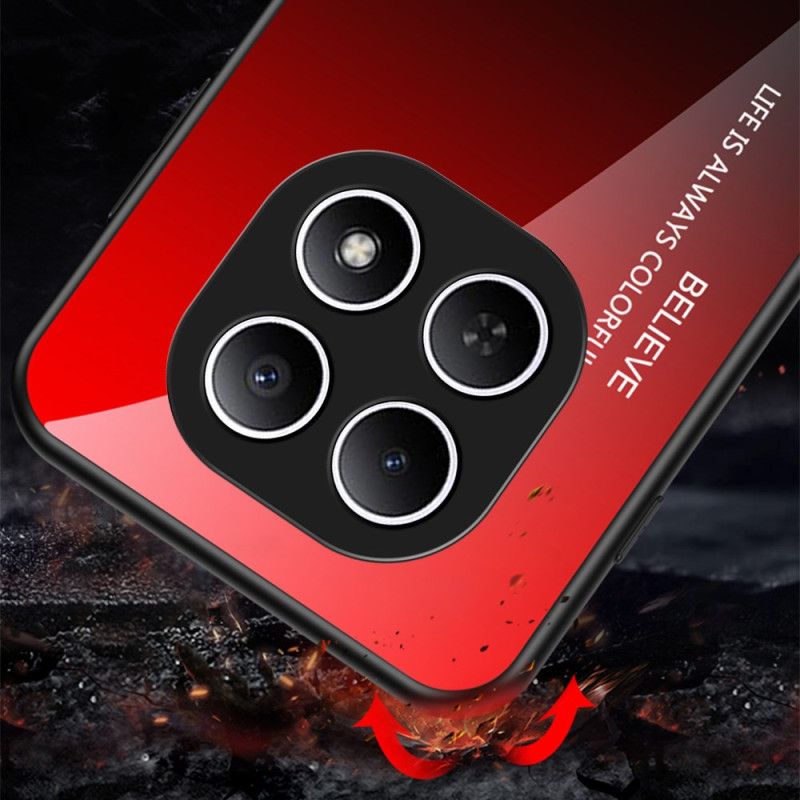 Κάλυμμα Xiaomi Redmi Note 15 5g Θήκες Κινητών Γυαλί Hello Από Σκληρυμένο Γυαλί