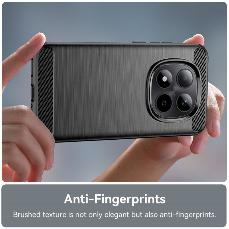 Κάλυμμα Xiaomi Redmi Note 15 Pro 5g Βουρτσισμένο Ανθρακονήματα