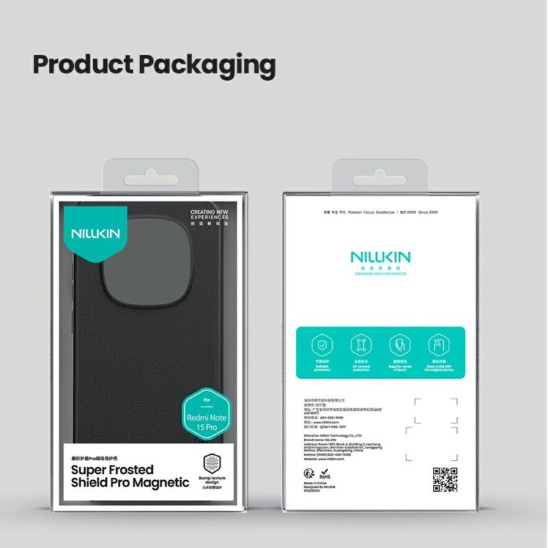 Κάλυμμα Xiaomi Redmi Note 15 Pro 5g Μαγνητική Nillkin Ασπίδα Με Πάγο Pro Σιλικόνης