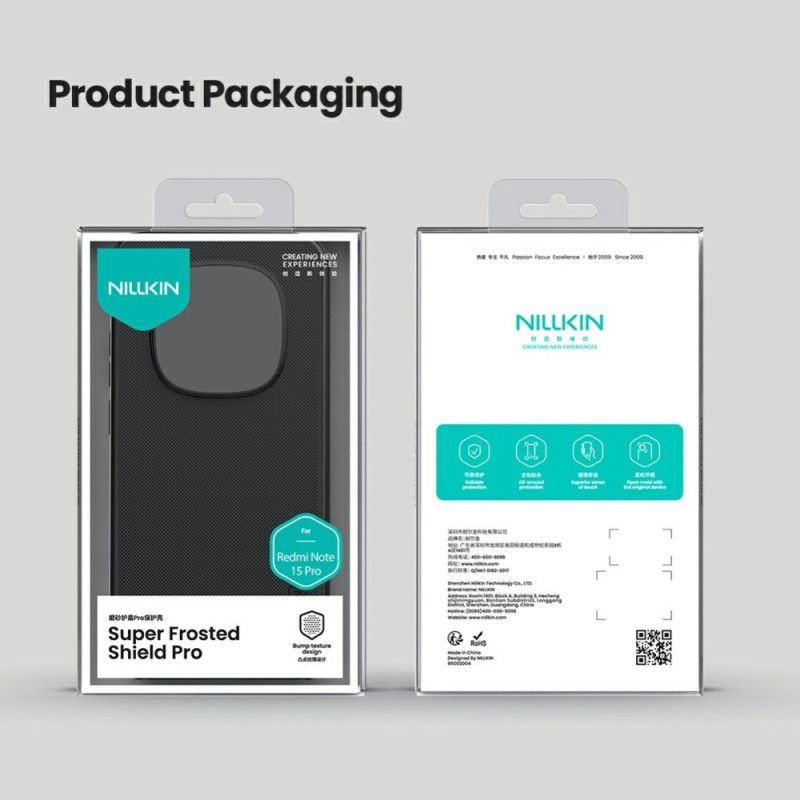 Κάλυμμα Xiaomi Redmi Note 15 Pro 5g Nillkin Ασπίδα Με Πάγο Σιλικόνης