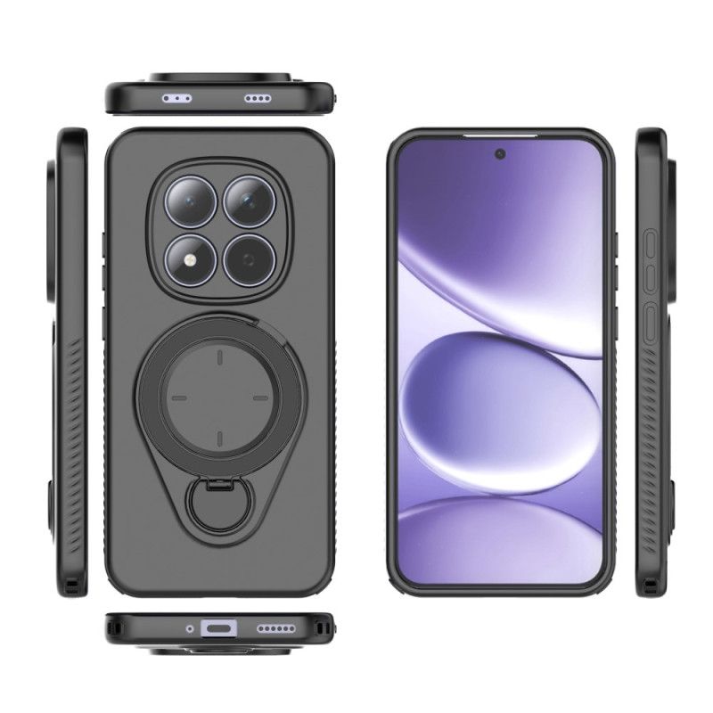 Κάλυμμα Xiaomi Redmi Note 15 Pro 5g Περιστρεφόμενη Μαγνητική Βάση Δαχτυλιδιών Σιλικόνης