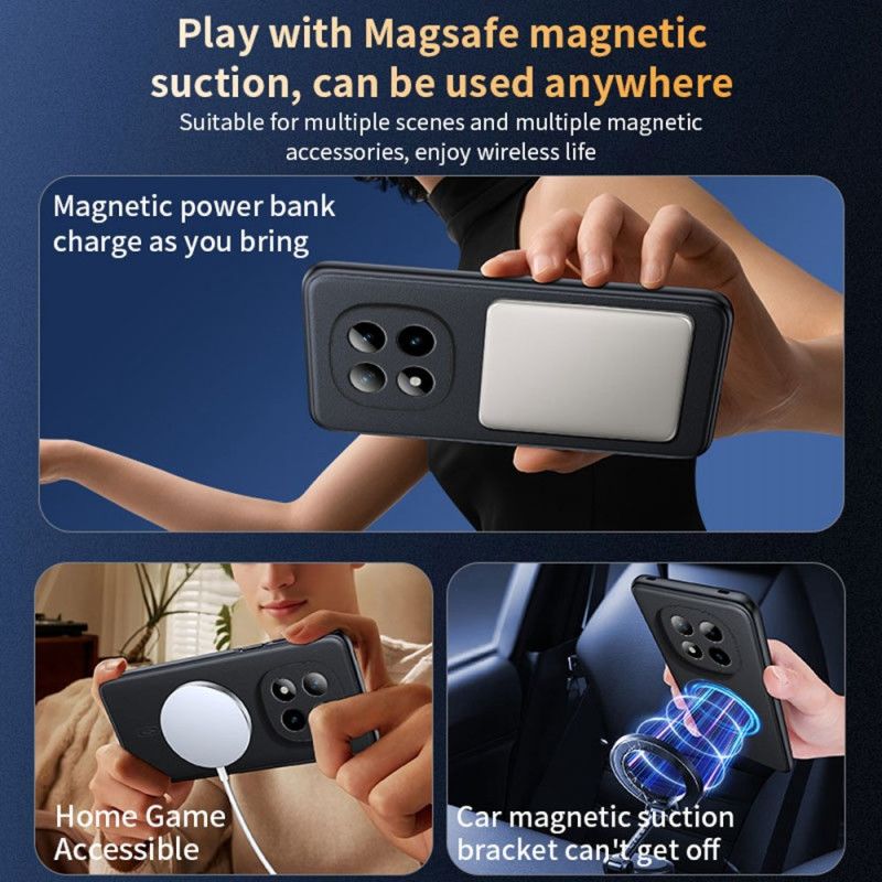 Κάλυμμα Xiaomi Redmi Note 15 Pro Plus 5g Θήκες Κινητών Μαγνητικό Δερμάτινο Εφέ