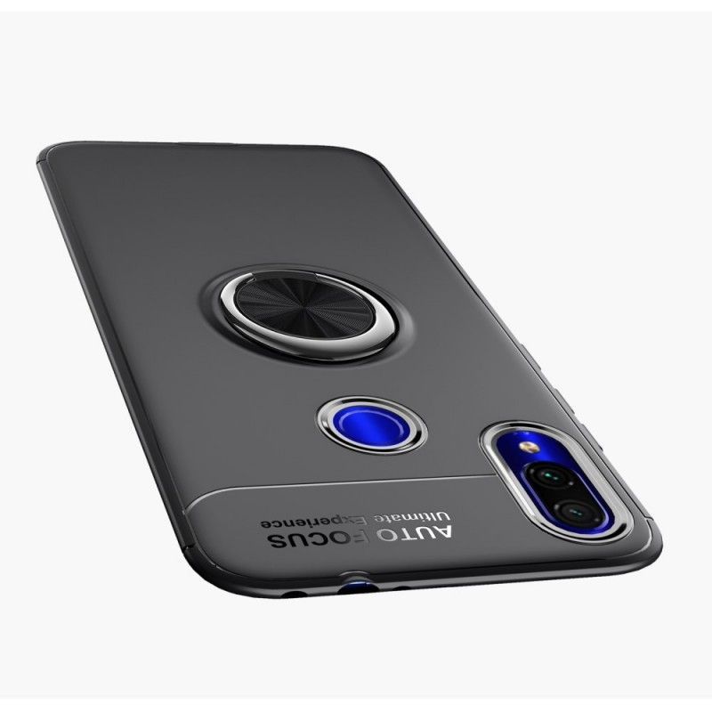 Κάλυμμα Xiaomi Redmi Note 7 Μαύρο Περιστρεφόμενος Δακτύλιος