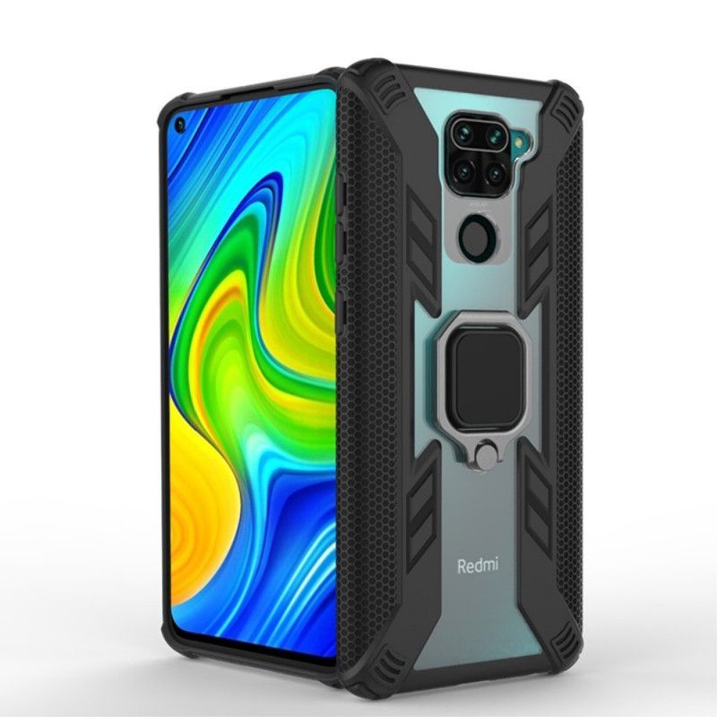 Κάλυμμα Xiaomi Redmi Note 9 Μαύρο Πολεμιστής Με Δαχτυλίδι