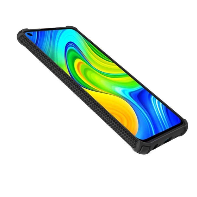 Κάλυμμα Xiaomi Redmi Note 9 Μαύρο Πολεμιστής Με Δαχτυλίδι