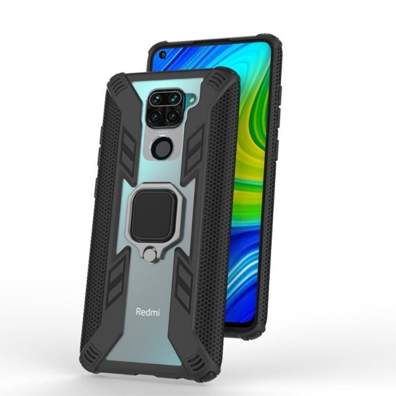 Κάλυμμα Xiaomi Redmi Note 9 Μαύρο Πολεμιστής Με Δαχτυλίδι