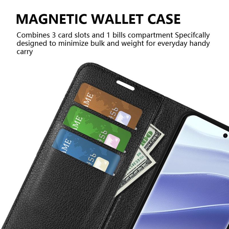 Κλασικό Δέρμα Lychee Faux