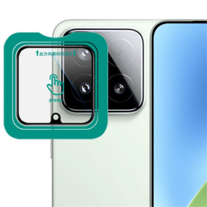Προστατευτικό Φακού Από Σκληρυμένο Γυαλί Για Πλαίσιο Xiaomi 15 Με Αυτόματη Τοποθέτηση