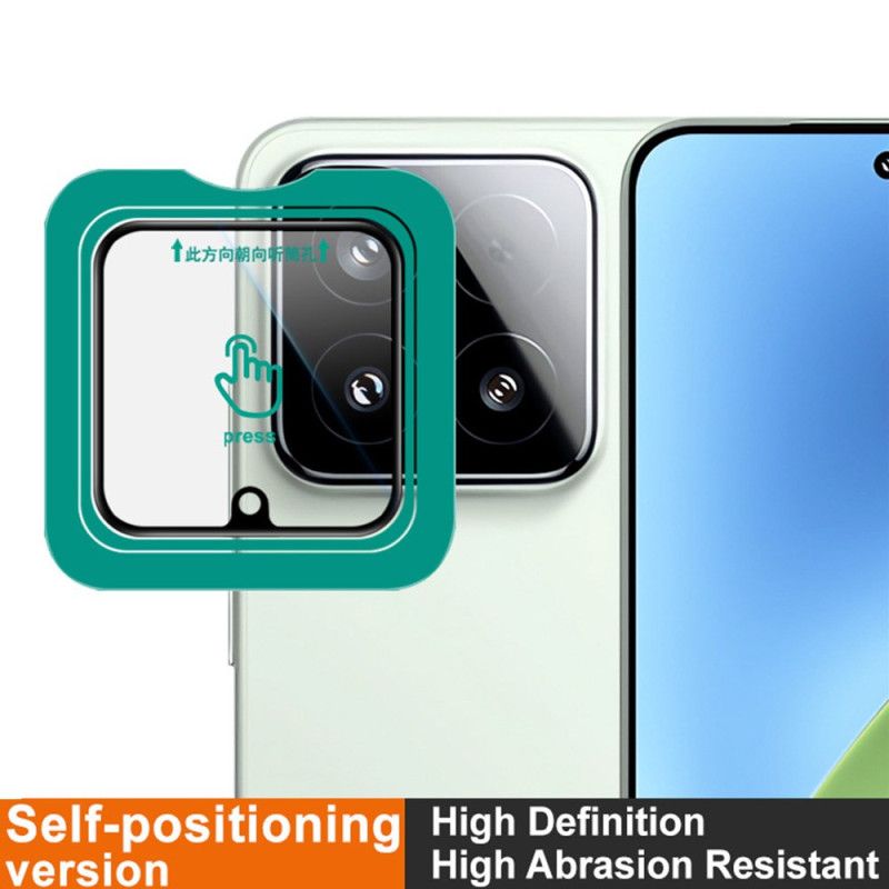 Προστατευτικό Φακού Από Σκληρυμένο Γυαλί Για Πλαίσιο Xiaomi 15 Με Αυτόματη Τοποθέτηση