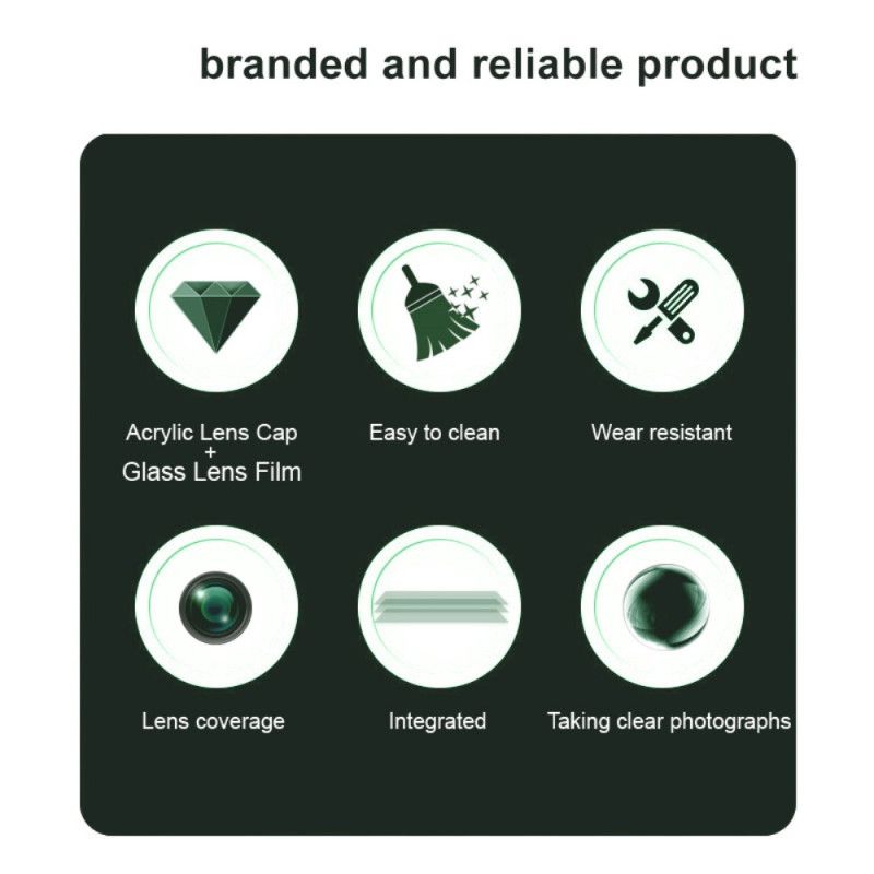 Προστατευτικό Φακού Από Σκληρυμένο Γυαλί Για Xiaomi Redmi Note 14s (μαύρη Έκδοση)