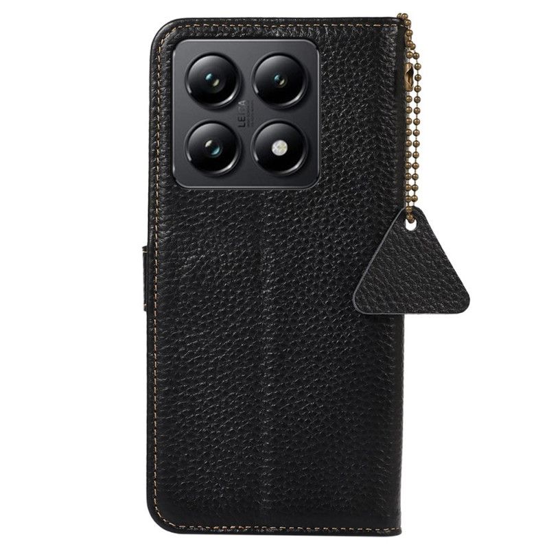 Θηκη Κινητου Xiaomi 14t Θήκες Κινητών Γνήσιο Δέρμα Litchi Texture Rfid