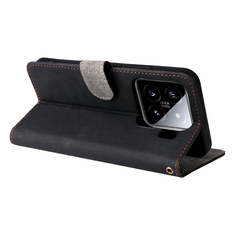 Θηκη Κινητου Xiaomi 15 Pro Εφέ Σουέτ Προστασίας Rfid