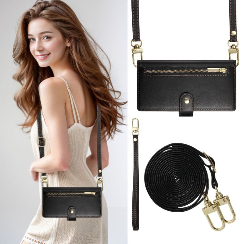 Θηκη Κινητου Xiaomi 15 Pro Θήκες Κινητών Πορτοφόλι Με Λουράκι Και Ώμο