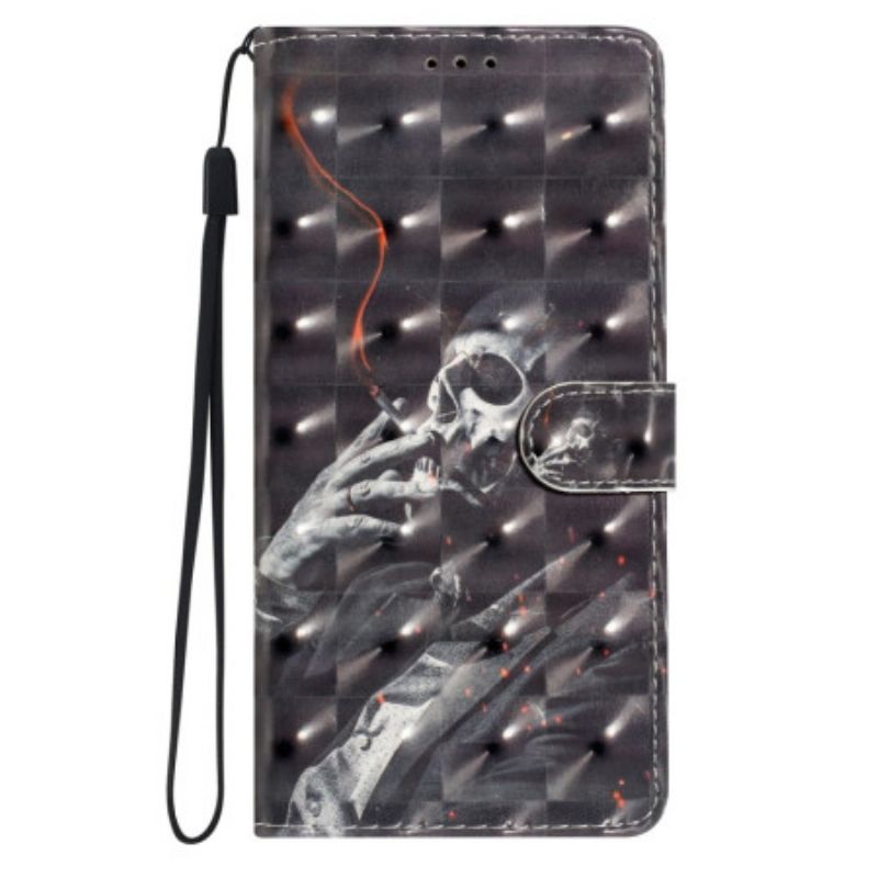 Θηκη Κινητου Xiaomi 15 Θήκες Κινητών Τρισδιάστατος Σκελετός Που Καπνίζει