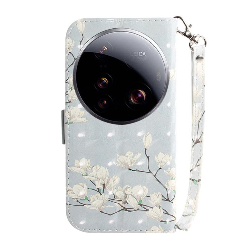 Θηκη Κινητου Xiaomi 15 Ultra Θήκες Κινητών Μανόλιες Με Κορδόνι