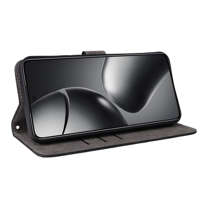 Θηκη Κινητου Xiaomi 15t Pro Θήκες Κινητών Πορτοφόλι Rfid Με Εφέ Σουέτ