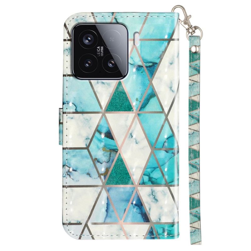 Θηκη Κινητου Xiaomi 15t Pro Θήκες Κινητών Πράσινο Μάρμαρο Με Λουρί