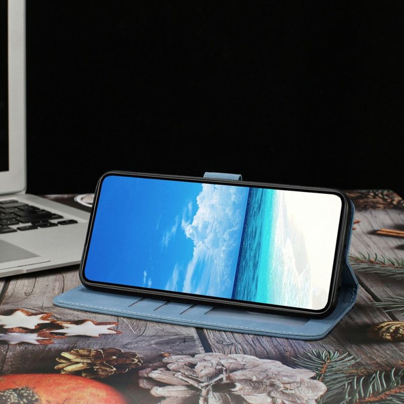 Θηκη Κινητου Xiaomi 17 Εφέ Σουέτ Με Πεταλούδα