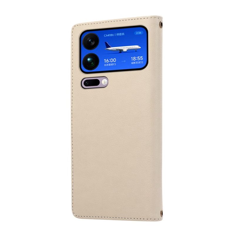 Θηκη Κινητου Xiaomi 17 Pro Max Θήκες Κινητών Πολλαπλές Υποδοχές Καρτών Και Λουράκι Καρπού