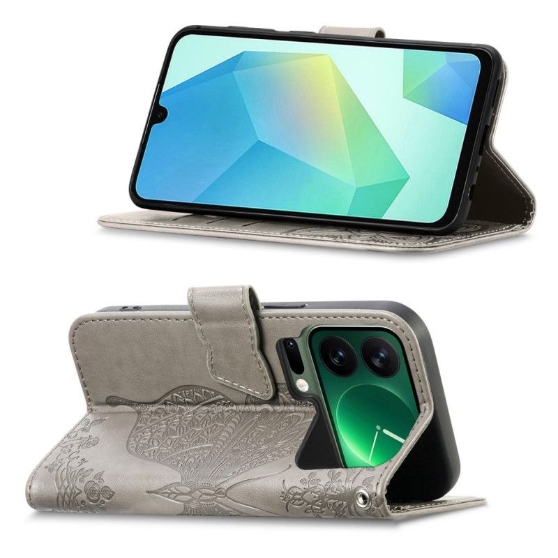 Θηκη Κινητου Xiaomi 17 Pro Θήκες Κινητών Τρισδιάστατη Πεταλούδα Και Στρας