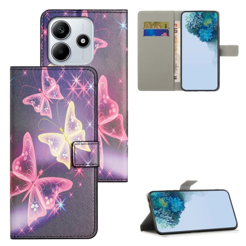 Θηκη Κινητου Xiaomi Redmi Note 14 4g Θήκες Κινητών Λαμπερές Πεταλούδες