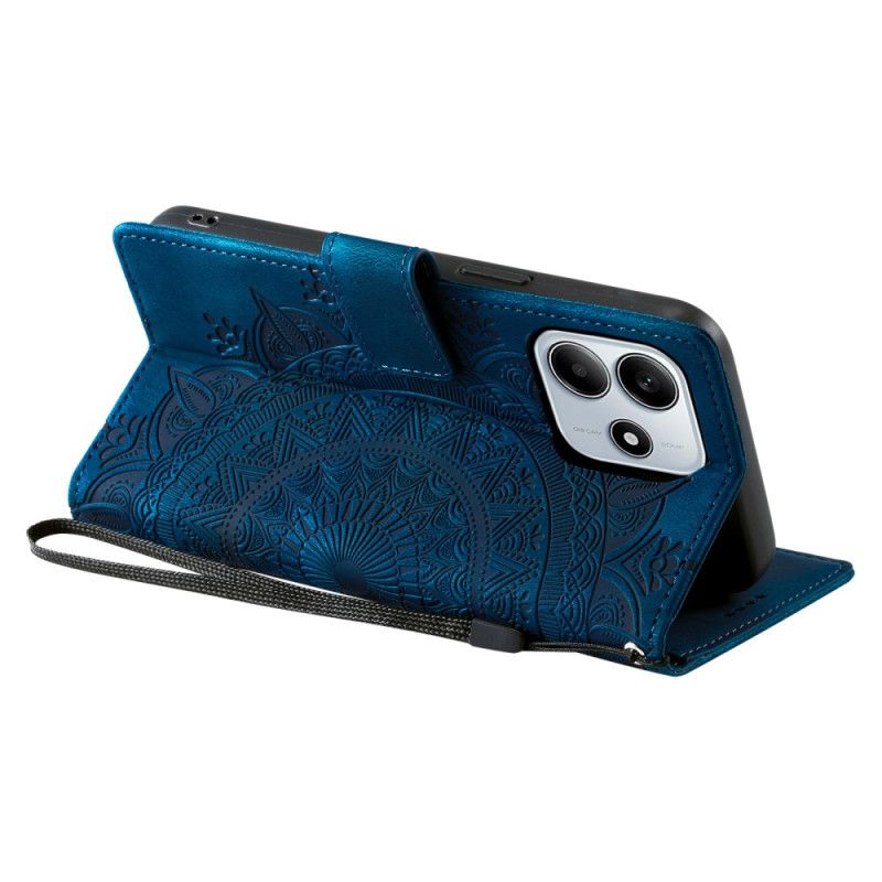 Θηκη Κινητου Xiaomi Redmi Note 14 4g Θήκες Κινητών Σουέτ Εφέ Με Λουράκι