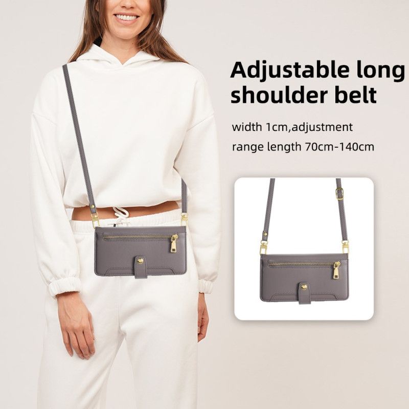 Θηκη Κινητου Xiaomi Redmi Note 14 Pro 4g Πορτοφόλι Ώμου Και Χιαστί