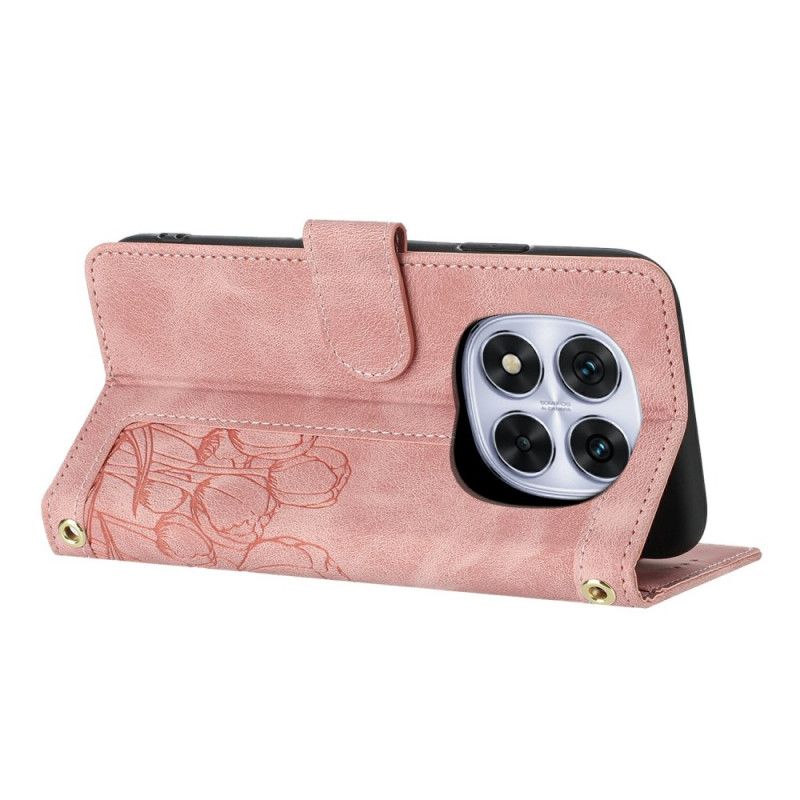 Θηκη Κινητου Xiaomi Redmi Note 14 Pro 4g Θήκες Κινητών Λουλουδάτο Μοτίβο Με Τιράντες