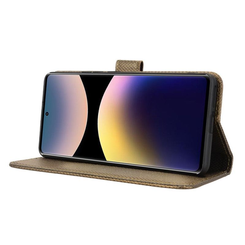 Θηκη Κινητου Xiaomi Redmi Note 14 Pro 4g Θήκες Κινητών Υφή Διαμαντιού