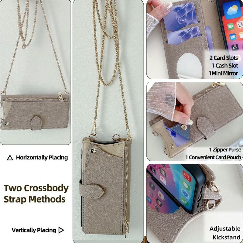 Θηκη Κινητου Xiaomi Redmi Note 14 Pro 5g Θήκες Κινητών Πορτοφόλι Με Αλυσίδα