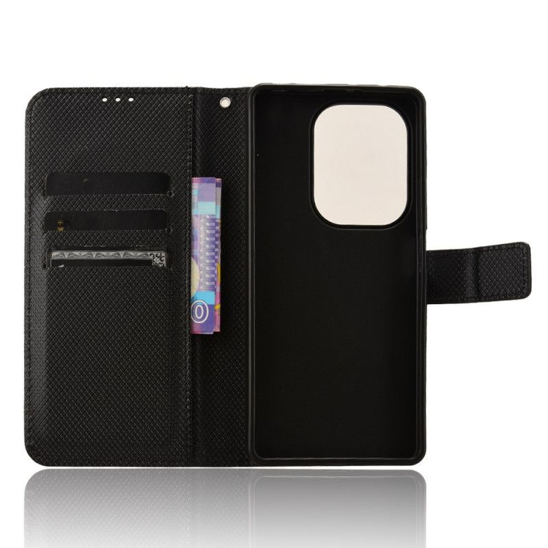 Θηκη Κινητου Xiaomi Redmi Note 14s Υφασμάτινο Δέρμα Από Τεχνητό Δέρμα