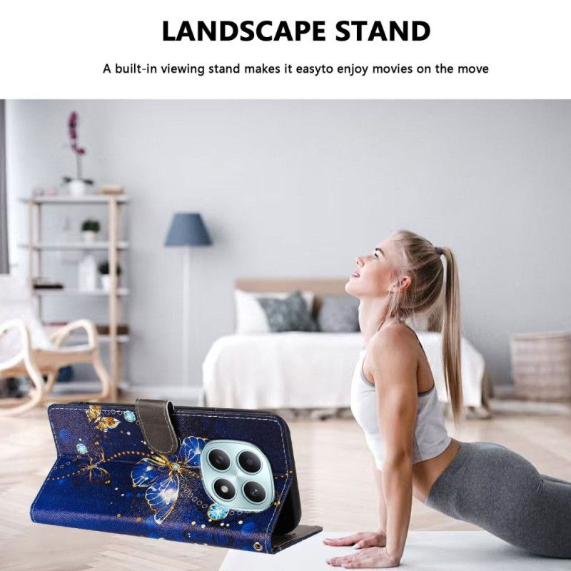 Θηκη Κινητου Xiaomi Redmi Note 15 5g Θήκες Κινητών Μπλε Πεταλούδα