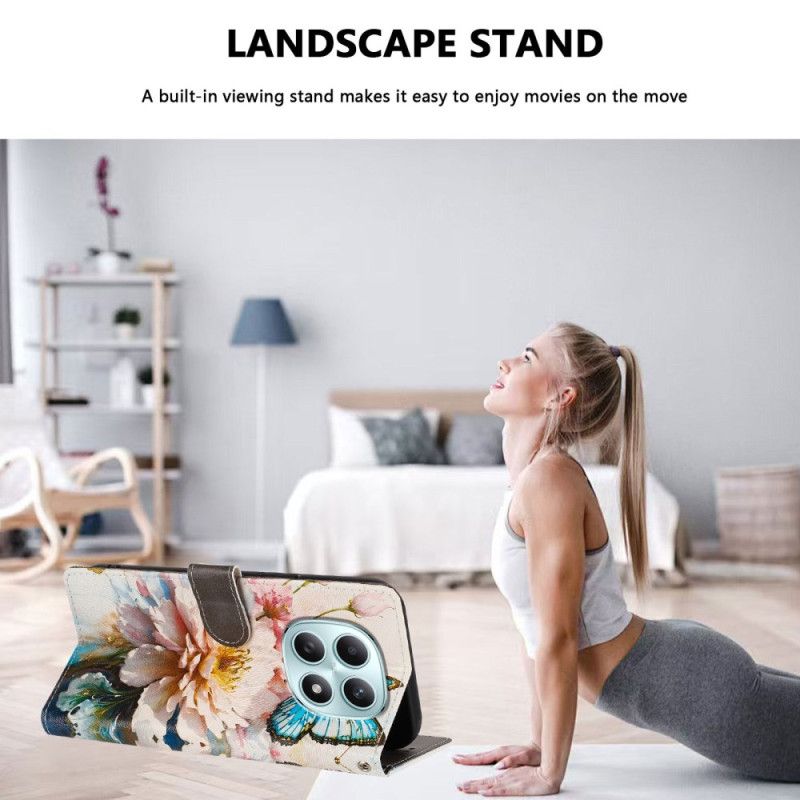 Θηκη Κινητου Xiaomi Redmi Note 15 5g Θήκες Κινητών Πεταλούδα Και Λουλούδια