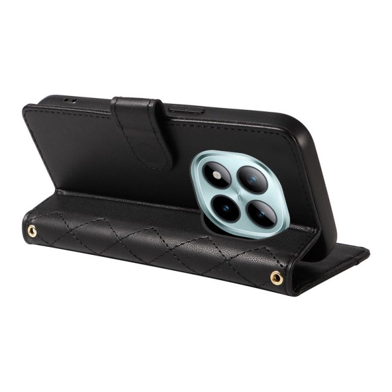 Θηκη Κινητου Xiaomi Redmi Note 15 Pro Plus 5g Θήκες Κινητών Καπιτονέ Με Λουράκι Και Λουράκι Ώμου