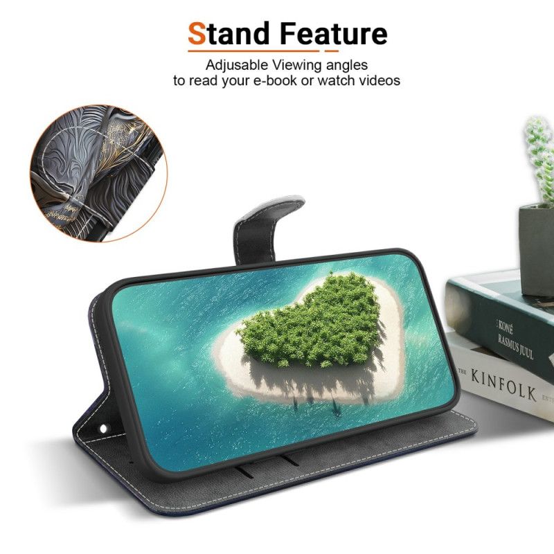 Θηκη Κινητου Xiaomi Redmi Note 15 Pro Plus 5g Θήκες Κινητών Μαύρο Και Χρυσό Λιοντάρι