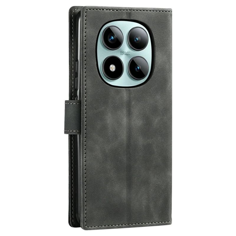 Θηκη Κινητου Xiaomi Redmi Note 15 Pro Plus 5g Θήκες Κινητών Πορτοφόλι Δύο Τόνων Με Ρετρό Λουράκια