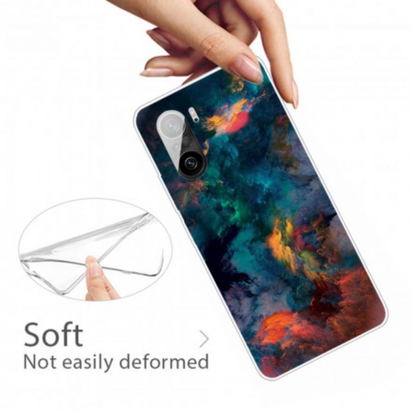 Θήκη Poco F3 / Xiaomi Mi 11I 5G Πολύχρωμα Σύννεφα