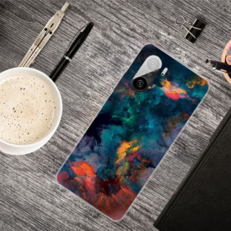 Θήκη Poco F3 / Xiaomi Mi 11I 5G Πολύχρωμα Σύννεφα