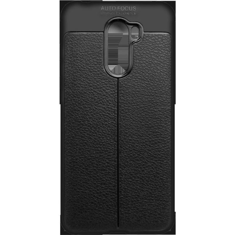 Θήκη Xiaomi Pocophone F1 Μαύρο Imak Ραφές Απομίμησης Δέρματος